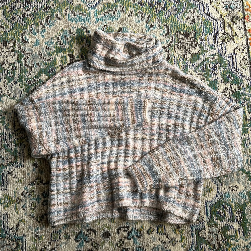 American Eagle Turtleneck Cropped Sweater